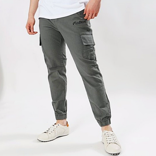 말본 MALBON 린넨 조거 반밴딩 팬츠