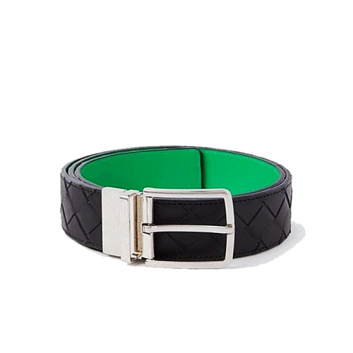 BOTTEGA VENETA 리버서블 인테르치아토 레더 벨트