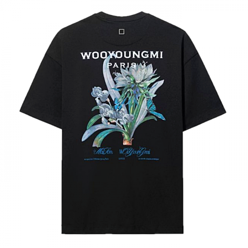 우영미 WOOYOUNGMI 블루플라워 티셔츠