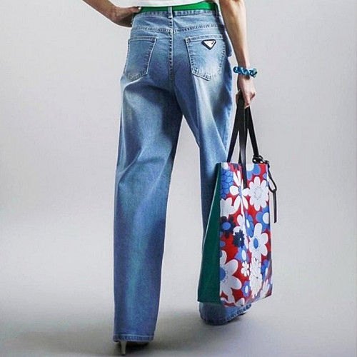 PRADA A-Line 플렉스 데님팬츠