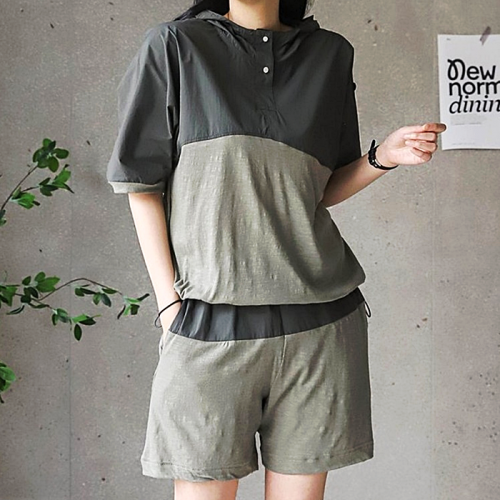 프라다 PRADA 반바지 셋업 SET