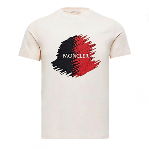 몽클*어 MONCLER 배색로고 반팔티셔츠