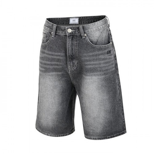 AMI 드 꾀흐 버뮤다 흑청 데님쇼츠