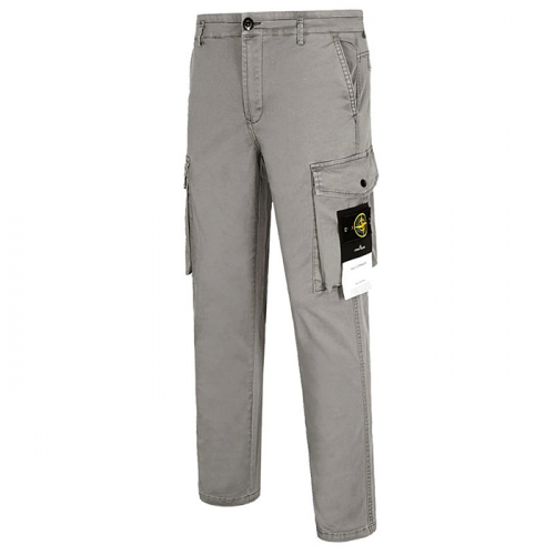 STONE ISLAND 오가닉 코튼 카고 와펜팬츠