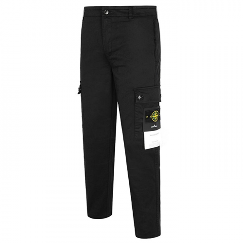 STONE ISLAND 와펜패치 절개라인 가먼트다이드 카고팬츠