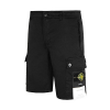 STONE ISLAND 와펜패치 절개라인 가먼트다이드 카고 하프팬츠
