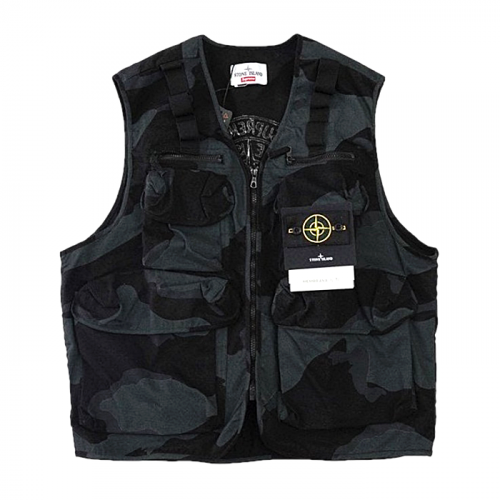 SUPREME  x  STONE ISLAND 7부 카모드카고 라이플 베스트