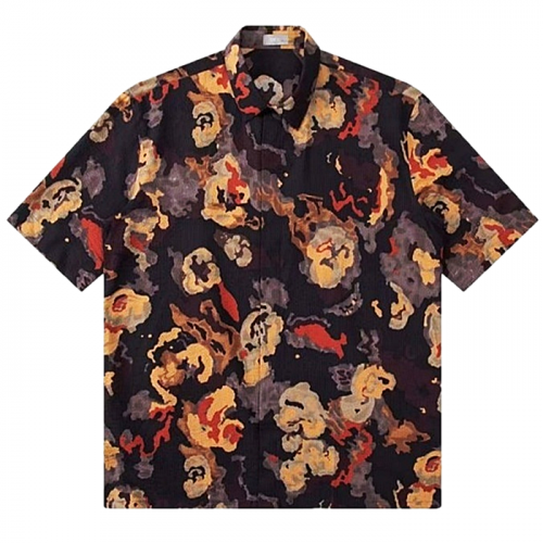 DIOR 가든 시어서커 숏슬리브 셔츠