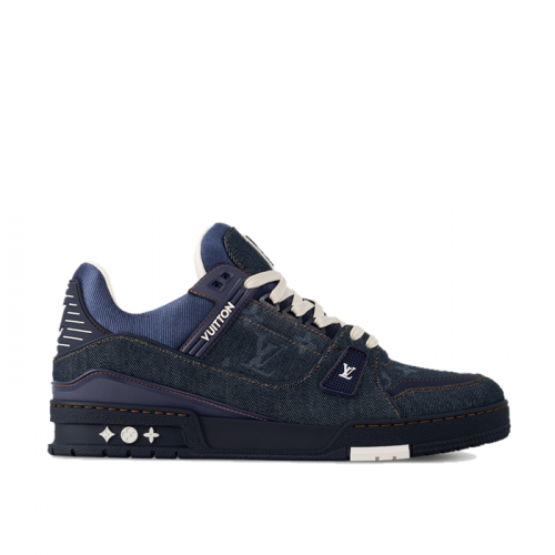 LOUIS VUITTON LV 트레이너 스니커즈 - 네이비블루