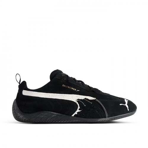 BALENCIAGA x PUMA 스피드캣 스웨이드 스니커즈 - 블랙