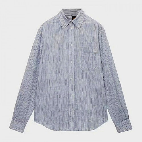 로에베 LOEWE 웨이비 스트라이프 이비자 셔츠