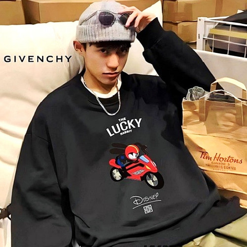 GIVENCHY 디즈니 미키럭키 오토바이 롱슬리브