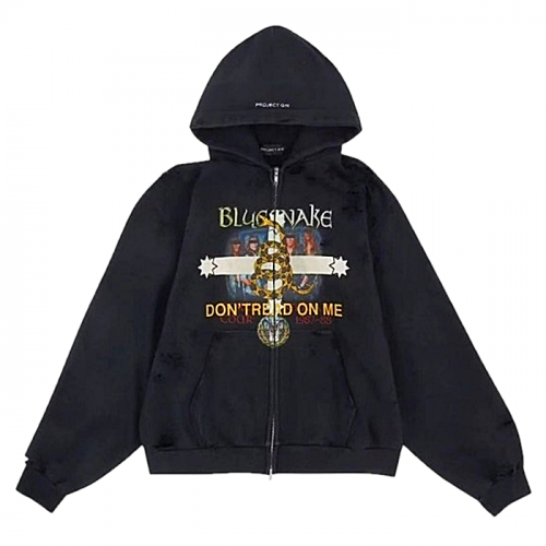 PROJECT G/R 블루 스네이크 후디집업