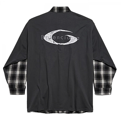 BALENCIAGA 루프스포츠 플란넬브리드 셔츠