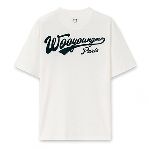 우영미 WOOYOUNGMI 파리스레터링 티셔츠