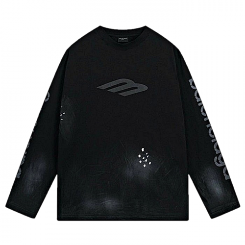 발렌시아가 BALENCIAGA 페인팅 팔로고 롱슬리브