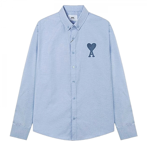 아미 AMI 톤온톤 빅 하트 셔츠