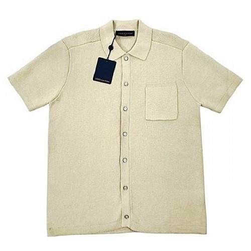 루이비통 LOUIS VUITTON 헤비 반팔 니트 가디건