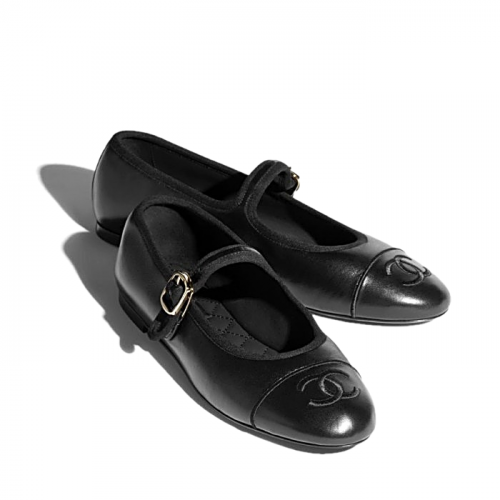 샤넬 CHANEL CC로고 메리제인 슈즈