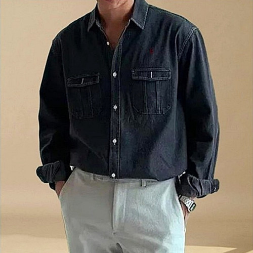 랄프로렌 Polo ralphlauren 턱포켓 데님셔츠