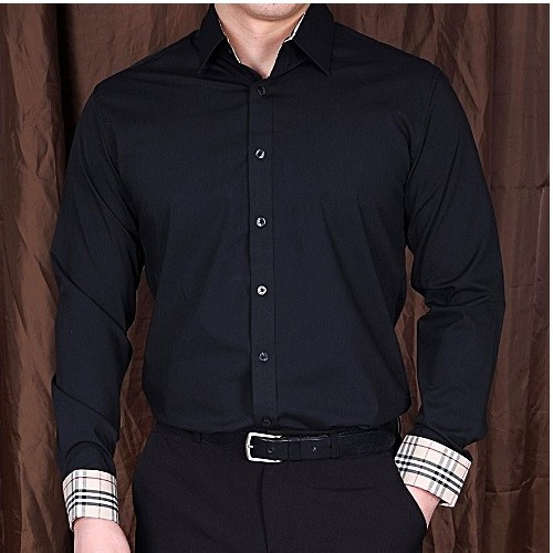 버버리 BURBERRY 소매체크 셔츠