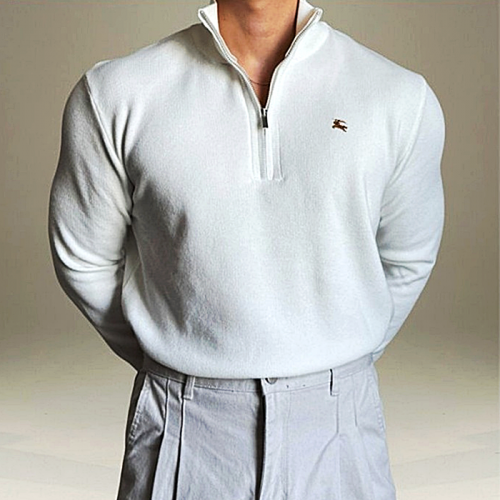 버버리 BURBERRY 클래식 반집업 롱슬리브