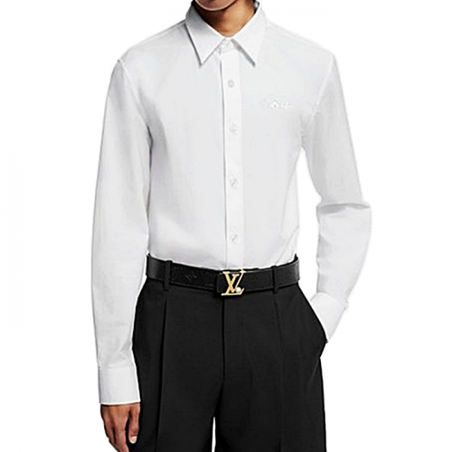 LOUIS VUITTON 모노그램 로고 자수 셔츠