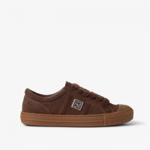 FENDI 도미노 스니커즈 - 브라운