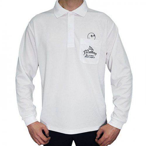 MALBON 플레그 그래픽 아트웍 하이드 PK 포켓 드라이핏 티셔츠