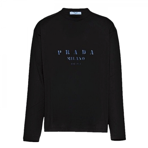 프라다 PRADA  인디고 로고  롱슬리브