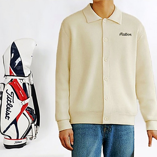 말본 MALBON 베이직 카라가디건