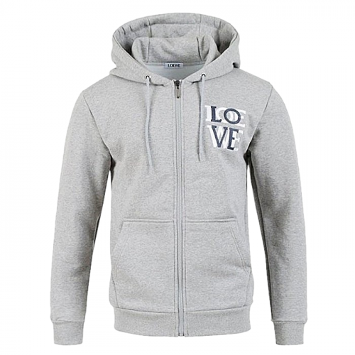 로에베 LOEWE 이중 자수 후드집업