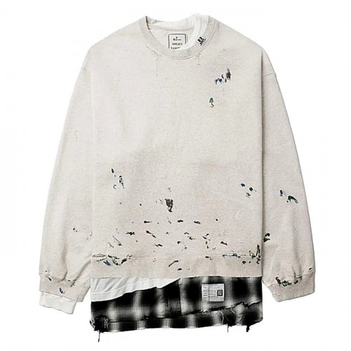 미하라야스히로 MIHARA YASUHIRO 디스트레이어 스웻셔츠