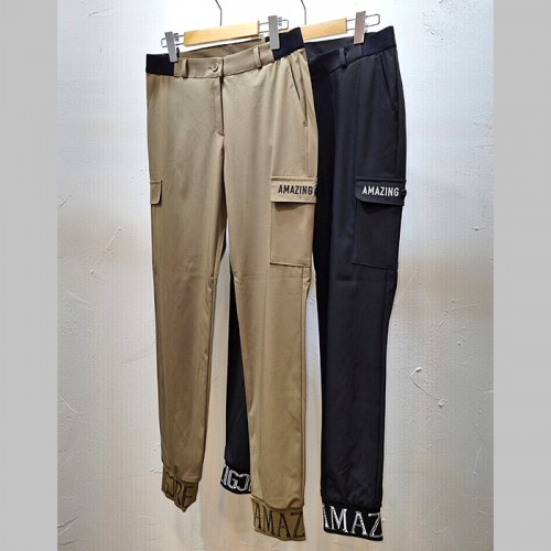 어메이징크리 AMAZING_CRE 로고 조거팬츠
