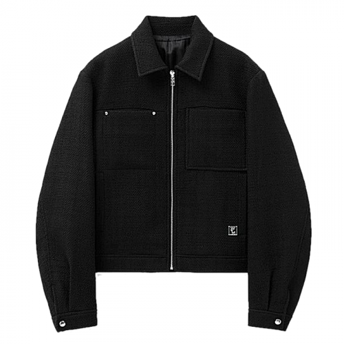 WOOYOUNGMI 울트위드 블루종 자켓