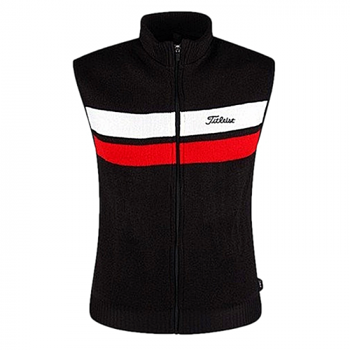 TITLEIST 자수로고 퍼포먼스 니트 조끼