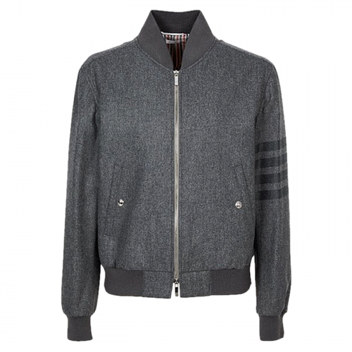 THOM BROWNE 멜튼그레이 울블루종 자켓