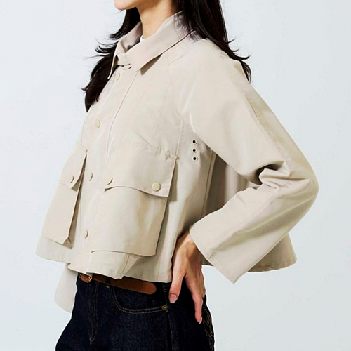 로에베 LOEWE 트라페즈 코튼 블렌드 자켓