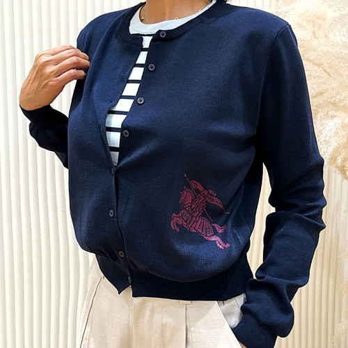 버버리 BURBERRY 레이어드 가디건