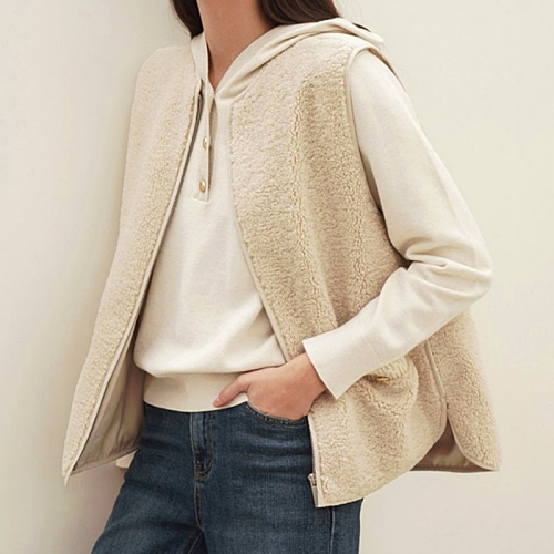 타임 TIME 울 스카시 패딩베스트