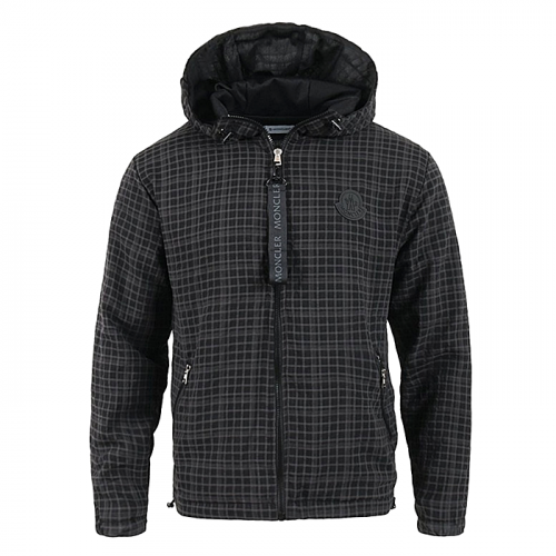 MONCLER 로고 스몰 체크 바람막이