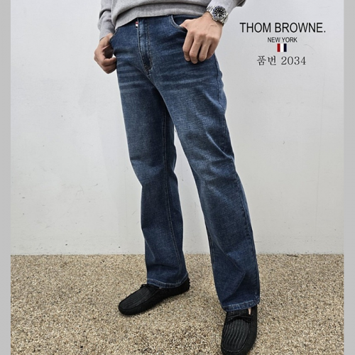 THOM BROWNE  스판 세미 일자 청바지  2034