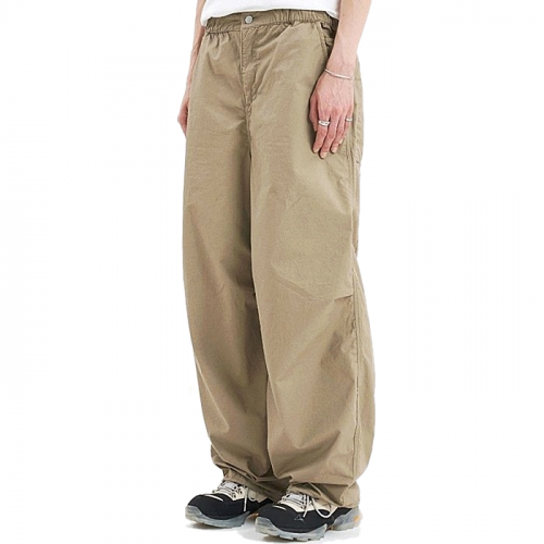 STONE ISLAND 워싱 코튼 아크틱 와이드 팬츠