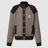 LOUIS VUITTON 니트 코튼 자카드 봄버 자켓