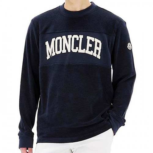 MONCLER 로고패치 유니버시티 티셔츠