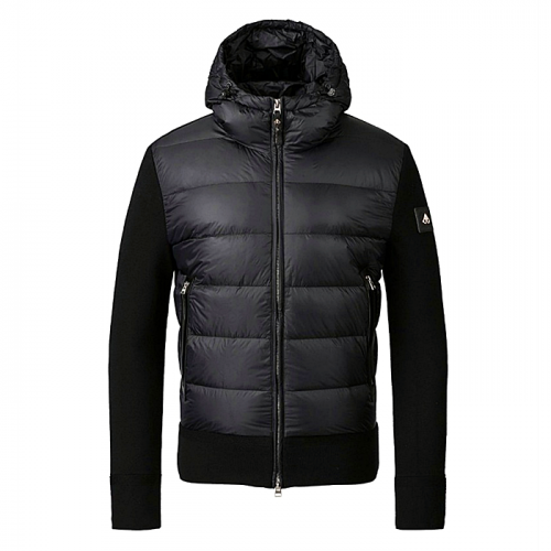 무스너클 MOOSE KNUCKLES 후드 다운 니트패딩