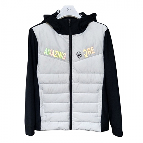 AMAZING_CRE 다운 라이크패딩 후드자켓