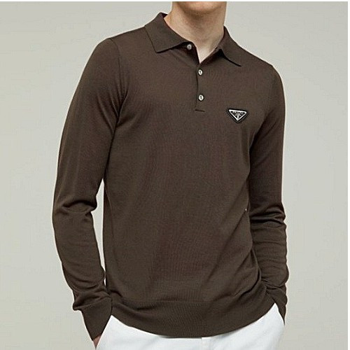 프*다 PRADA 플레이트 카라 니트