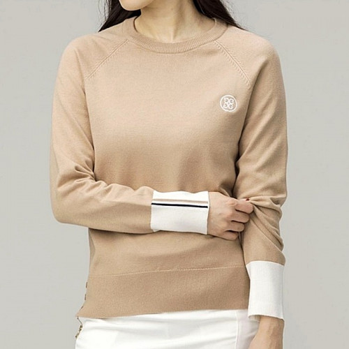 지포어 GFORE 손목 배색 니트