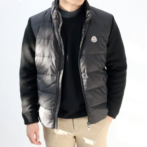 MONCLER  덕다운 믹스 니트패딩
